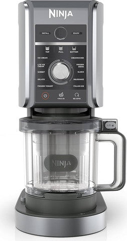 Ninja® CREAMi® XL Deluxe 11-in-1 Ice Cream maker ماكنة صنع البوظة Ninja® CREAMi® XL Deluxe 11-in-1 Ice Cream maker ماكنة صنع البوظة